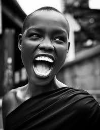 Beautiful Woman Beautiful Love Black And White Photography Meet The New Girl Grace Bol Gets Mistaken For Alek Wek All The Time Beautiful Smile Black Is Beautiful Portrait
