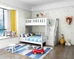 Twin Over Full Wood Bunk Bed Children