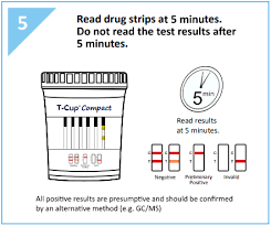 T cup drug tests are available with 8 and 10 drug results inbedded into the cup from www.ukdrugtesting.co.uk. 5 Panel Compact T Cup Multi Drug Urine Test Cdoa 254 25 Box Toxtests