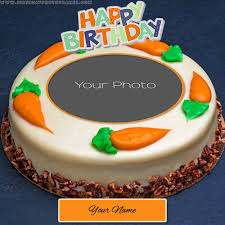 Photo frames, photo collages, birthday photo effects. Birthday Cake With Name And Photo Edit Birthdayphotoframes Com