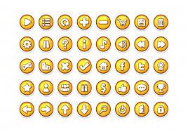 game button templates yellow button game buttons for website arcade game machines