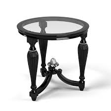 Height to top of glass is 19.5. Maya Francesco Molon Black