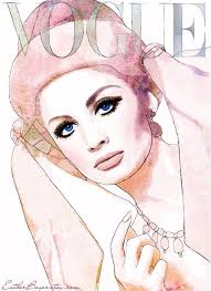 They Tried To Put Me On The Cover Of Vogue Original Pin By Janet K Schmidt On Fashion Illustrations Fashion Illustration Watercolor Watercolor Fashion Fashion Art Illustration