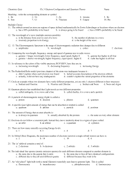 Jul 06, 2016 · if you don't know enough chemistry trivia, you're probably dangerous in the lab. Chemistry Quiz Ch 5 Electron Configuration And Quantum Theory