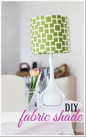 Offers lampshade made with red fabric. How To Decorate A Lampshade With Fabric Inmyownstyle Com
