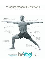 Warrior Ii Pose Virabhadrasana Ii Beyogi Yoga For Men Yoga Help Yoga