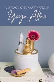 Any text (like the bible, a course in miracles, the bhagavad gita, or the yoga sutras) could have a special home on or near your altar. Pin Auf Yoga