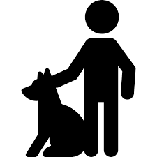 Download Man And Dog Vector Svg Icon Svg Repo PSD Mockup Templates