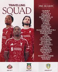 Full Time: Liverpool 4–2 Sunderland 🔴 Pre-season Friendly ⚽ Liverpool scorers: * 13' I. Morrison * 56' D. Szoboszlai * 72' F. Chiesa * 85' L. Koumas ⚽ Sunderland scorers: * 28' E. L. Fee * 49' T. Tuterov