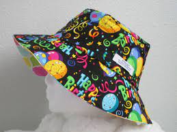 Bucket Hat 23 Bucket Hat Large Bucket Hat Birthday Etsy Birthday Hat Floral Bucket Hat Hats For Men