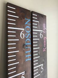 Wood Ruler Large Vintage Growth Chart Oversized Ruler