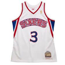 Cheer on philly's finest with the sixers jersey, a design made to look like the perforated team jersey this legendary teams wear on game day. Philadelphia 76ers Throwback Apparel Jerseys Mitchell Ness Nostalgia Co