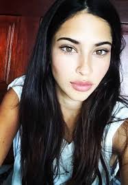 Juliana Herz Costa Rican Model Brown Eyes Black Hair Hair Pale Skin Black Hair Pale Skin