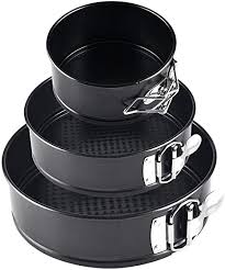 In past times, every serious home baker owned one large springform pan. Amazon Com Springform Cake Pan 3 Pieces Set Alotpower 4 Inch 7 Inch 9 Inch Non Stick Leakproof Round Cake Pan With Removable Bottom Cake Pan Kitchen Dining