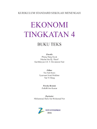 Ekonomi Tingkatan 4 Membalik Buku Halaman 1 50 Fliphtml5