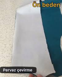 Klapa Cevirme Kalipsiz Arka Pervaz Tela Secerken Ipek Tela Yada Normal Tela Olabilir Vee Kagitla Pervaz Kalibi Cikarmaya Son Kendindik Hautecouture