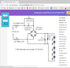 Image result for LED lamp circuit