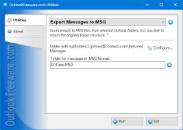 That said, not everything is kept in the outlook profile so that in and of itself would not achieve what you want in any case. Export Messages To Msg Outlook Freeware
