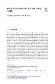 Pdf) The Role Of Fathers In Child And Family Health
