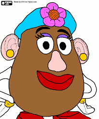 Potato head on kids n fun. Mrs Potato Head Coloring Page Printable Mrs Potato Head