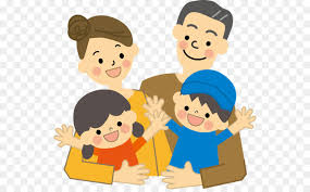 Happy Family Cartoon