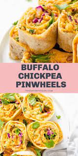Vegan Buffalo Chickpea Salad Pinwheels Thissavoryvegan Com In 2021 Vegan Snack Recipes Vegan Summer Recipes Vegan Dinners