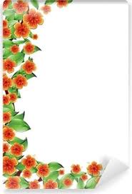 Ghirlanda con ranuncoli, glicine, viole del pensiero e tulipani. Cornice Di Fiori Primavera 2 Poster Pixers We Live To Change