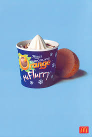 Creative Advertising Mcdonald S Idents Radio Posters Press Chocolate Orange Mcflurry Restaurant Poster