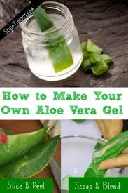 How To Make Aloe Vera Gel Diy Aloevera Diybeauty Diy Aloe Vera Gel Aloe Vera Skin Care Aloe Vera For Skin
