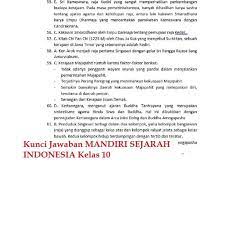 New Buku Mandiri Erlangga Sejarah Indonesia Sma Kelas 10 K13 Soal Jawaban Shopee Indonesia