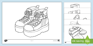 > one two buckle my shoe. Shoe Templates Primary Resources Teacher Made