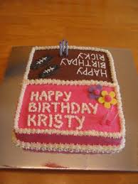 Split Birthday Cake For Brother And Sister Pin By Andra Androsian On Parties Twin Birthday Cakes Birthday Sheet Cakes Half Birthday Cakes