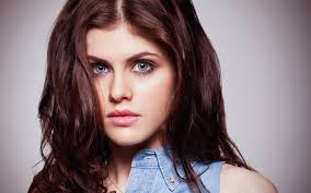 Black hair and blue eyes.hmm.don't know many characters with that combination. Wallpaper Face Women Model Long Hair Blue Eyes Brunette Red Celebrity Singer Actress Black Hair Fashion Nose Person Skin Alexandra Daddario Head Supermodel Color Girl Beauty Eye Woman Lady Lip Hairstyle
