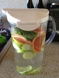 Detox Water Grapefruit Lemon Lime Cucumber Mint Detox Drinks Recipes Cucumber Detox Water Detox Water Grapefruit