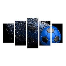 1 видео 0 просмотров обновлен 14 янв. Waterproof Canvas Painting Wall Art Soccer Football Sports Themed Canvas Wall Art For Boys Room Wall Decor Boys Gift Wall Pictures For Living Room Bedroom Blue Unframed Size 1 Buy Online