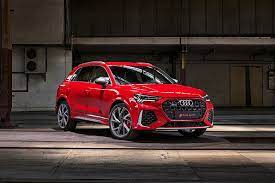 Audi Unveils Rs Q3 Mini Suv Sportback Models With 400 Bhp Audi Rs Audi Rsq3 Audi