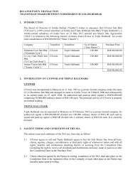 Manufacturer, trading company, buying office, agent, distributor/wholesaler, government ministry/bureau/commission, association, business service. Related Party Transaction
