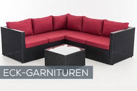 Mit auflagen lounge möbel garten garnitur sitzgruppe sofa gartenset sitzgarnitur gartensofa poly rattan schwarz. Polyrattan24 De Polyrattan Clp