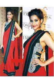 Http Rajasthanispecial Com Index Php Womens Collection Bollywood Saree Sonam Kapoor Red Saree At Loreal Paris Indian Fashion Trends Bollywood Saree Red Saree
