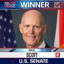 Sen. Rick Scott wins Republican primary. RESULTS:  https://tinyurl.com/3k24hk9f