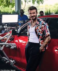 Pionir of fake celeb account. David Beckham Performs His Own Stunts As He Does Donuts In A Red Maserati In Thrilling Clip Ali2day