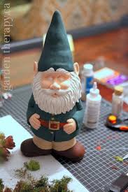 Oh Gnome A Mossy Diy Garden Therapy French Country Garden Decor Gnomes Brick Patterns Patio