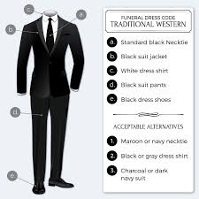 Image result for black funeral dress men