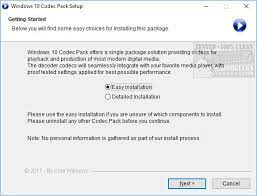 The media player codec pack supports almost every compression and file type used by modern video and audio files. Video Codec Windows 10 Download Free For Media Playback