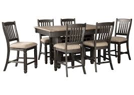 A good dining room table will last a lifetime or more while fashions come and go. Tyler Creek Counter Height Dining Table And 6 Counter Stools Furniture Exchange
