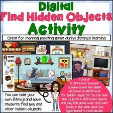 Want A Fun But Quick Icebreaker Game For Your Virtual Classroom This Find The Hidden Object Activity Is Distance Learning Icebreaker Activities Meeting Games