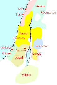 Postal code roads, streets and buildings on satellite photos; Map Of Israel Judah And Other Iron Age Kingdoms Livius