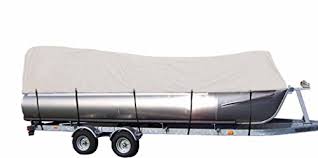 Icover Water Proof Heavy Duty Pontoon Boat Cover Fits