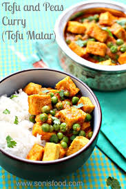 Tofu And Peas Curry Tofu Matar Sundaysupper Soni S Food Recipe Whole Food Recipes Indian Food Recipes Vegetarian Recipes