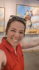 It’s up! , My booth is officially set up and ready to welcome you at the  Calgary Stampede Art Show from July 3–13 at Stampede Park!, Come see the  work in person, say hello, and soak in the stories ...